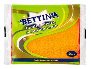 Bettina Golden Fleece Scouring Cloth 2pc