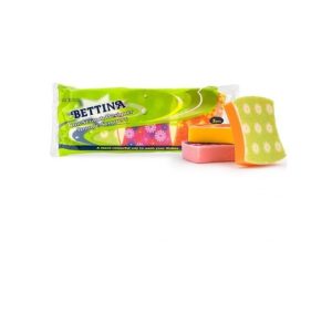 Bettina Non-Scratch Designer Sponge Scourers Assorted 3pc