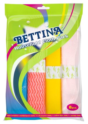 Bettina Kitchen Cloths Cleaning Kit 8pc
