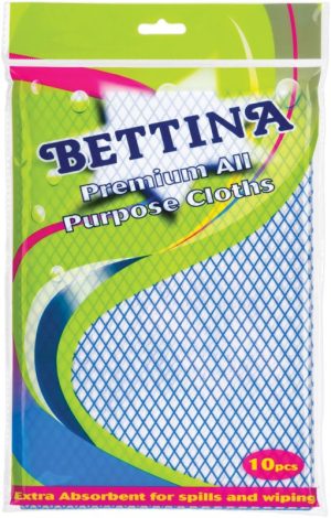 Bettina Premium All Purpose Cloths 10pc
