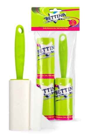 Bettina Adhesive Lint Roller & 2 Refills