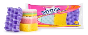 Bettina Multipack Bath/Shower Sponges