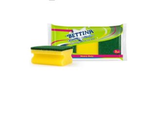 Bettina Pack Of 3 Easy Grip Premium Sponge Scourers