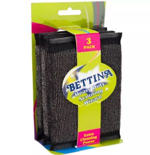 Bettina Heavy Duty Scouring Wizard 3pc