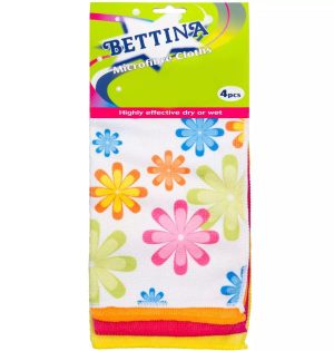 Bettina 'The Betty' 2-In-1 Microfibre & Scourer Pad 2pc