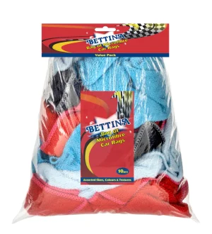 Bettina Microfibre Car Rags Bag