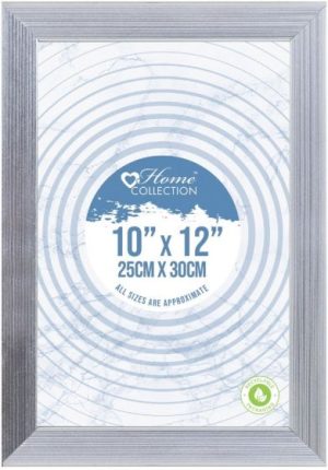 Home Collection Silver Cambridge Glass Photo Frame 10" X 12"