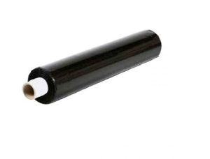 Heavy Duty 20 Microns Black Pallet Shrink Pallet Wrap 400mm X 200M