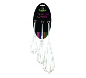 The Cook's Choice Balloon Egg Whisks PACK OF 3