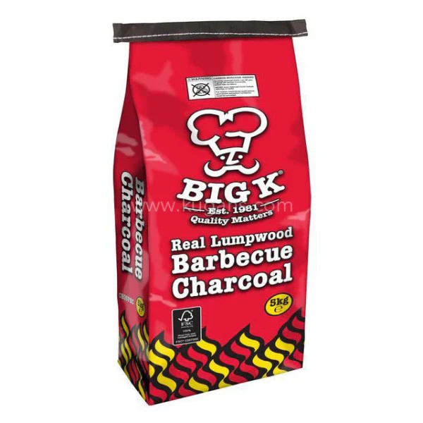 Premium Big k real lumpwood barbecue charcoal 5kg