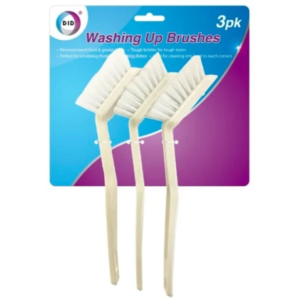 Premium Did washing up brushes pack of 3