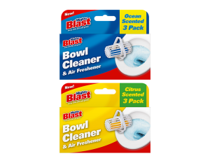 Mighty Blast Fragranced Toilet Bowl Cleaner Pack Of 3