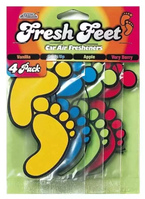 Car Pride Fragrance Fresh Feet Car Air Fresheners Pack Of 4