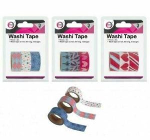 DID Washi Tape 15mm X 3m PACK OF 3