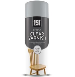 151 Clear Matt Varnish Spray Paint 250ml