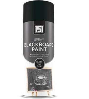 151 Black Matt Blackboard Spray Paint 250ml