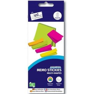 Just Stationery Neon Sticky Notes