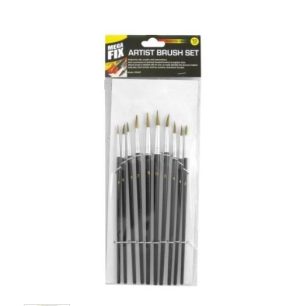 Maxi Fix Pointed Head Artist Brush Set 10pc