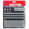 Dekton 5 Piece Sharpening Stone Set Pack Of 10