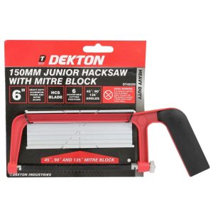 Dekton 150mm Junior Hacksaw With Mitre Block