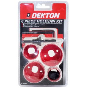 Dekton Holesaw Kit 6pc