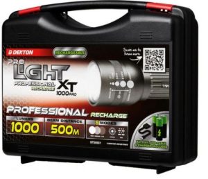 Dekton Pro Light XP1000 Rechargeable Professional Torch