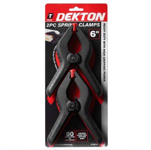 Dekton 2pc Spring Clamps 6"