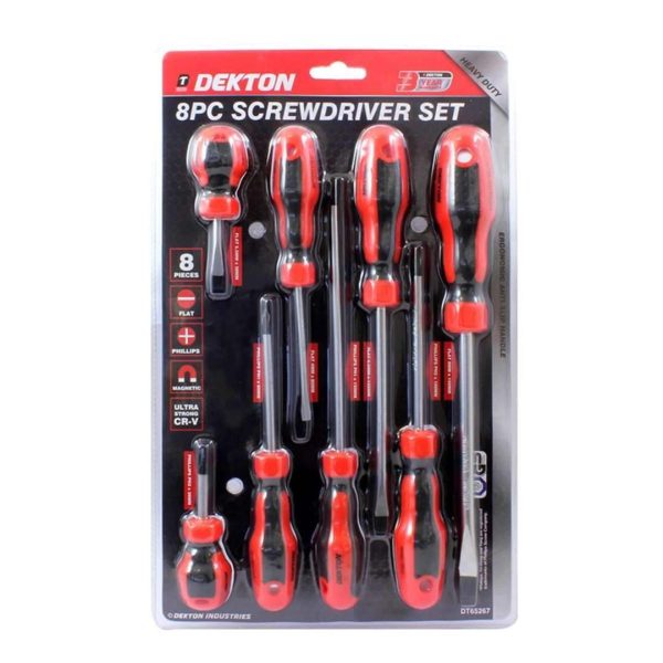 Premium Dekton cr-v screwdriver set pack of 8