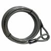 Dekton High Security Multi-Function Black Flexible Steel Cable 10mm X 4.6m