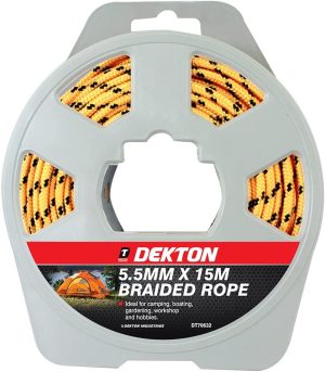 Dekton 5.5mm X 15m Braided Rope