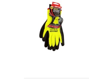 Dekton Black/Hi-Vis Green Insulated Latex Working Gloves Size 9 Large