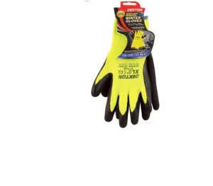 Dekton Insulated Gloves CE CAT 2 EN388, EN511 Black/ Hi Vis Green Latex 10/Xl