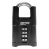 Dekton 4 Digit Combination High Security Padlock 50mm