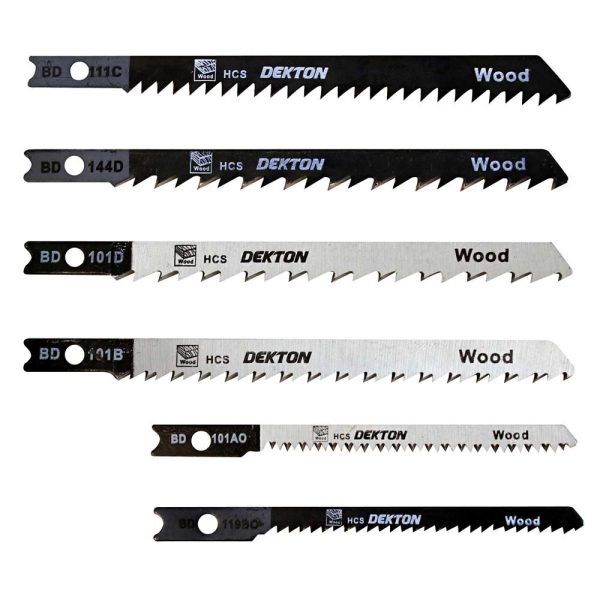 Premium Dekton 10 piece jigsaw blade set (bd-style shank)