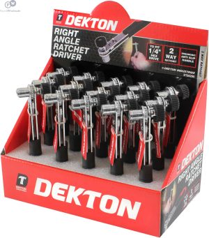 Dekton Right Angle Ratchet Driver CDU Pack Of 15