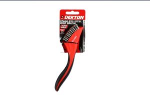Dekton Soft Grip Stainless Steel Wire Brush Pack Of 12