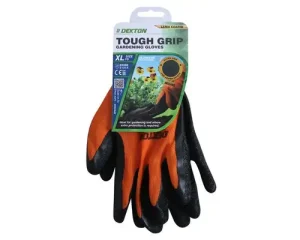 Dekton Tough Grip Latex Coated Gardening Gloves 10/Xl
