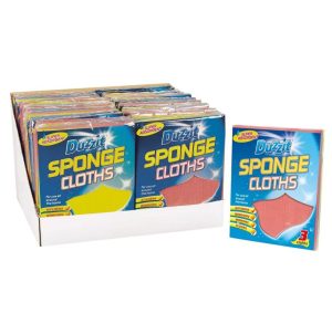 Duzzit Super-Absorbent Sponge Cloths Pack Of 3