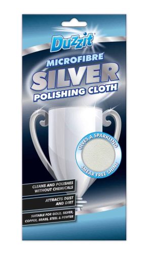 Duzzit Microfibre Silver Polishing Cloth