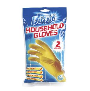 Duzzit Household Gloves Medium 2 Pairs