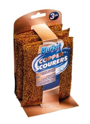 Duzzit Copper Scourers Pack Of 3