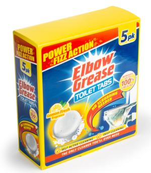 Elbow Grease Lemon Fresh Toilet Tablets 30g Pack Of 5