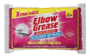 Elbow Grease Non-Scratch Scourer Sponge Pack Of 2