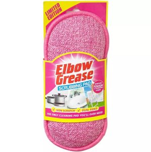Elbow Grease Dual-Sided Pink Scrubbing Pad