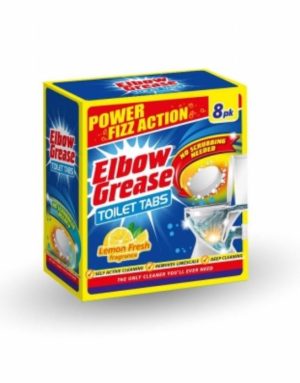 Elbow Grease Lemon Fresh Toilet Tablets Pack Of 8