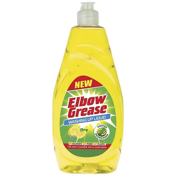 Premium Elbow grease lemon-fresh washing up liquid 600ml