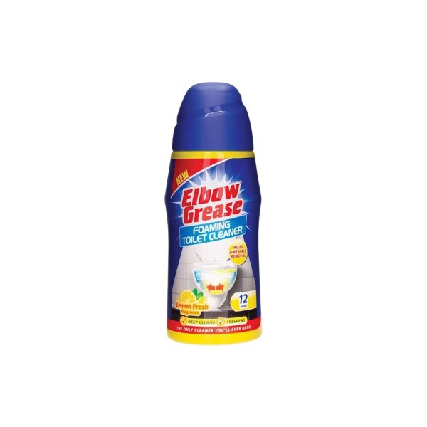 Premium Elbow grease lemon fresh foaming toilet cleaner 500g