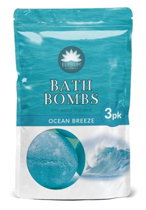 Elysium Spa Ocean Breeze Bath Bombs PACK OF 3