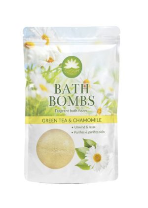 Elysium Spa Green Tea & Chamomile Bath Bombs