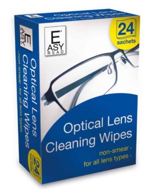 Easyread Optical Lens Cleaning Wipes Pack Of 24